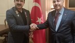 Milli Qəhrəman İbad Hüseynov Adana valisi ilə görüşüb