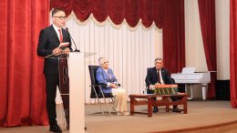 Özbəkistanda Maqsud İbrahimbəyovun &ldquo;Qora libosli ayol tashrifi&rdquo; kitabının təqdimatı keçirilib