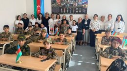 Naxçıvan şəhər 10 nömrəli məktəbdə şəhid mayor Vüsal Vəliyevin xatirəsinə həsr olunmuş tədbir keçirilib