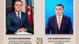 Ceyhun Bayramov gürcü həmkarına təşəkkür etdi