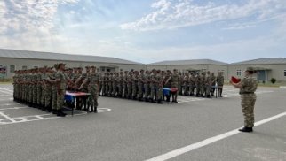Azərbaycan Ordusunda gənc əsgərlərin andiçmə mərasimləri keçirilib