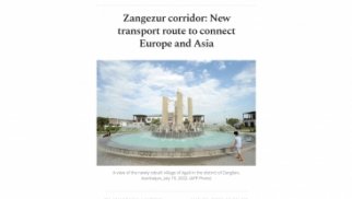 Zəngəzur dəhlizi Avropa ilə Asiyanı birləşdirən yeni nəqliyyat yoludur