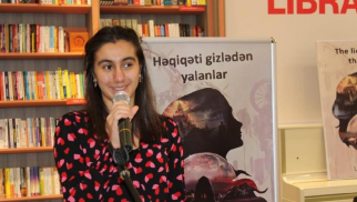 14 yaşlı qızın kitabı təqdim olunub