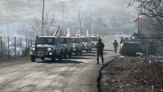 Səhər saatlarında Laçın istiqamətinə gedən BQXK-ya məxsus beş avtomobil geri qayıdıb