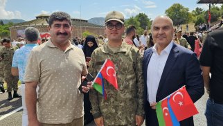 Qarabağ müharibəsi veteranı Türkiyədə hərbi andiçmə mərasimində iştirak edib