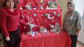 Kitabxanada Fəxri oxucunun Yeni ilə həsr olunmuş sərgisi açıldı