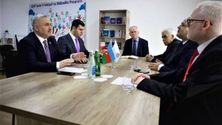 Baş katib Azər Allahverənov Türk Strateji Düşünmə Mərkəzinin nümayəndə heyəti ilə görüşüb