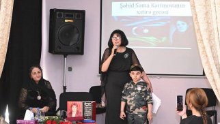 
Şəhidin xatirəsinə həsr olunmuş &ldquo;Göylər mələyi&rdquo; adlıxatirə gecəsi keçirildi