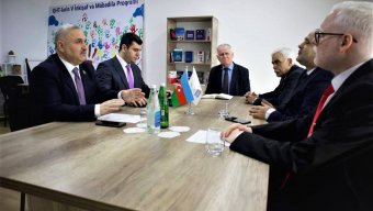 Baş katib Azər Allahverənov Türk Strateji Düşünmə Mərkəzinin nümayəndə heyəti ilə görüşüb